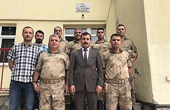 Kaymakam Koşal'dan jandarma ve emniyete ziyaret
