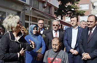 Merzifon'da engellilere medikal malzeme yardımı