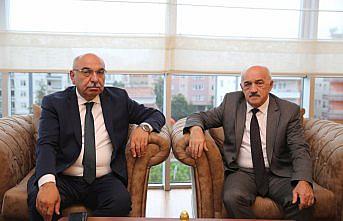 Milletvekili Yediyıldız'ın Başkan Tezcan'ı ziyareti