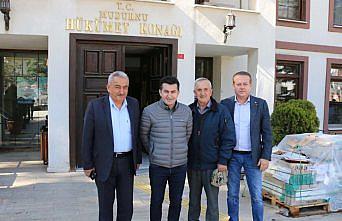 Mudurnu Kaymakamını Duruk, esnaf duası ile uğurlandı