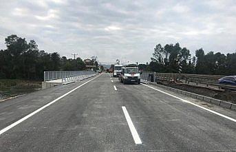 Ordu'da selin yıktığı Cevizdere Köprüsü ulaşıma açıldı