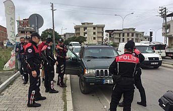 Samsun'da asayiş uygulaması