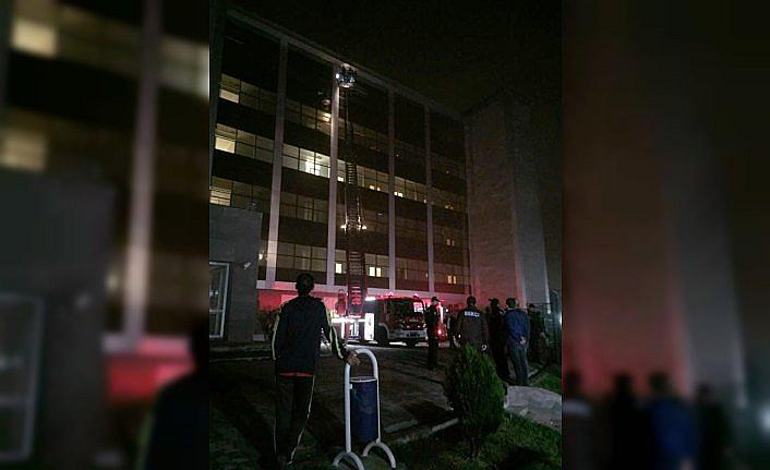 Samsun'da hastane yangını