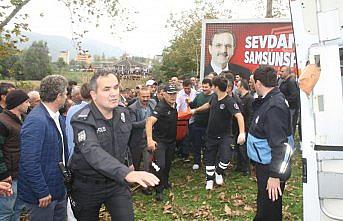 Samsun'da kamyonet baraj gölüne devrildi: 1 ölü