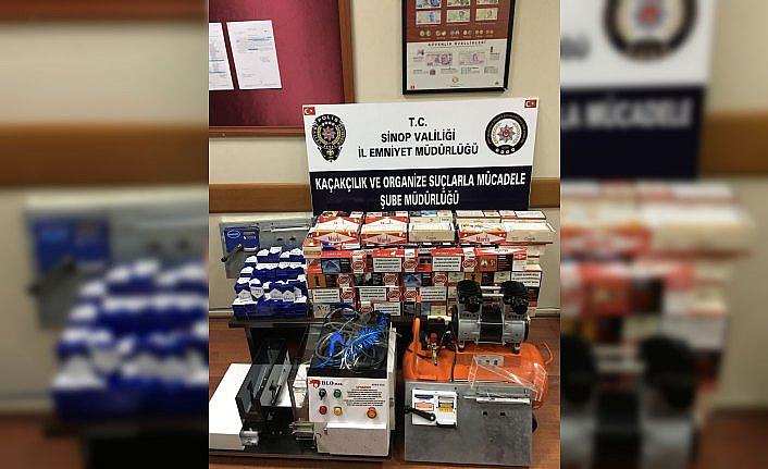 Sinop'ta kaçakçılık operasyonu