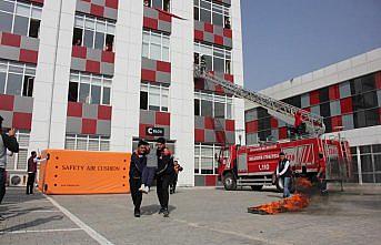 Suluova MYO’da sivil savunma ve yangın tatbikatı