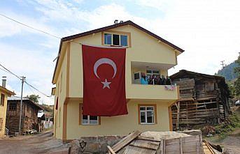 Tosya'da Kıbrıs gazisine ev yapıldı