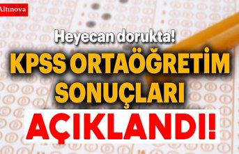 2018 KPSS Ortaöğretim sonuçları