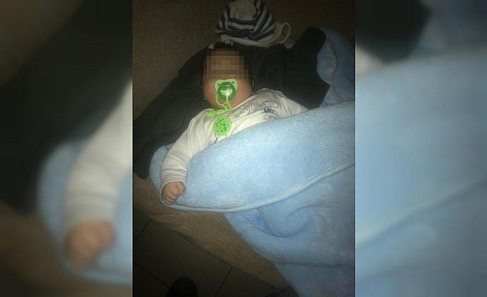 4 aylık bebek akaryakıt istasyonuna bırakıldı