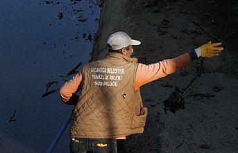 Akçakoca'da dere temizliği
