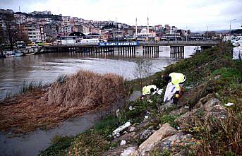 Alaplı'da çevre temizliği