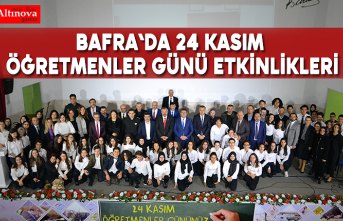 Bafra`da 24 Kasım Öğretmenler Günü Etkinlikleri