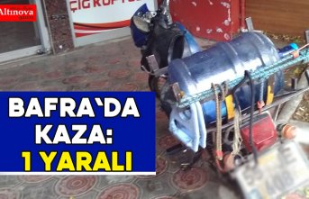 Bafra`da kaza : 1 yaralı