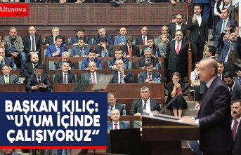 BAŞKAN KILIÇ: “UYUM İÇİNDE ÇALIŞIYORUZ”