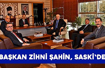 Başkan Zihni Şahin, SASKİ'de