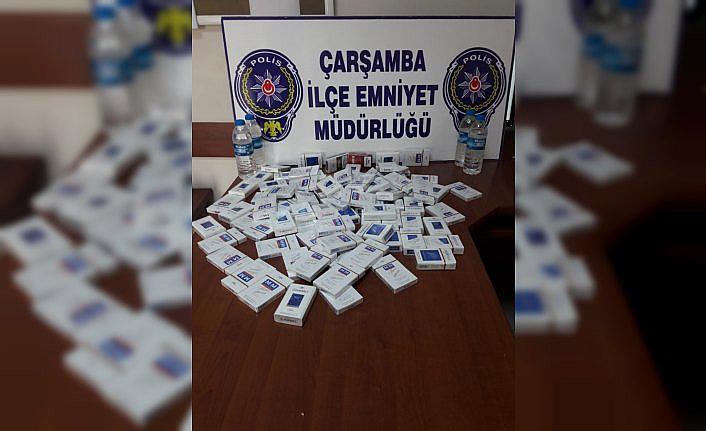 Çarşamba’da kaçakçılık operasyonu