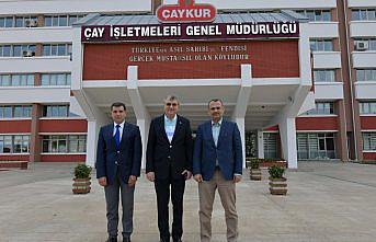ÇAYKUR Genel Müdürü Yüce'ye ziyaret