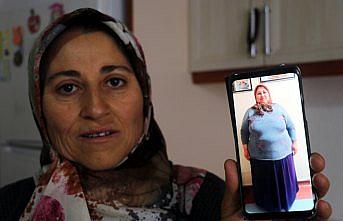 Engelli oğluna bakabilmek için 70 kilo verdi