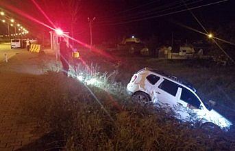 Giresun'da otomobil polislere çarptı