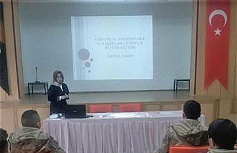 İlçe Jandarma personeline hijyen eğitimi verildi