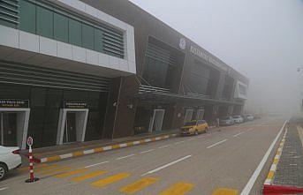 Kastamonu'da hava ulaşımına sis engeli