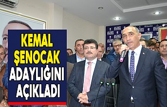 Kemal Şenocak Adaylığını açıkladı