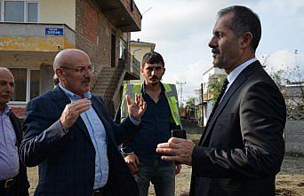 Kul ve Yeşilyurt, altyapı çalışmalarını inceledi