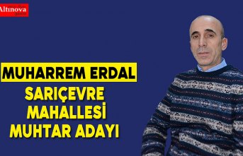 Muharrem Erdal adaylığını açıkladı