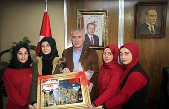 Öğrencilerden Başkan Memiş'e ziyaret