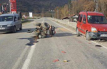 Otomobille ATV çarpıştı: 1 ölü