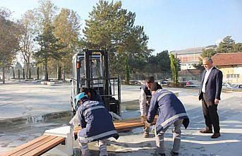 Suluova 15 Temmuz Demokrasi Meydanı yapım çalışmaları