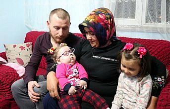 Tek dilekleri kızlarının sağlığına kavuşması