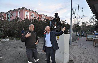 Terme'de elektrik hatları yer altına alınıyor