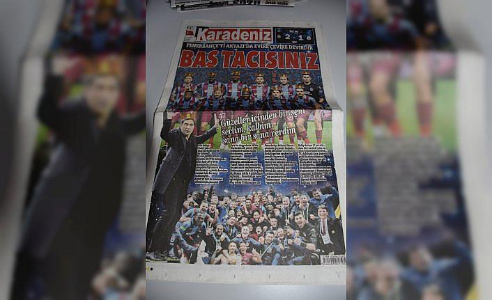 Trabzon yerel gazetelerinde Fenerbahçe galibiyeti