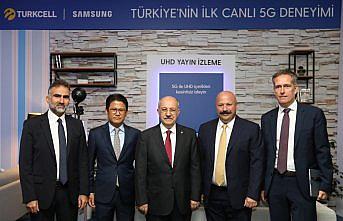 Türkiye'nin ilk canlı 5G deneyimi Turkcell ve Samsung'da