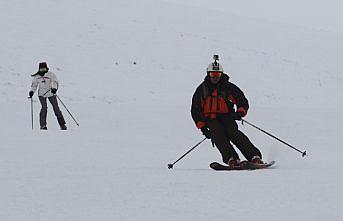 Akdağ Kayak Merkezi'nde yoğunluk
