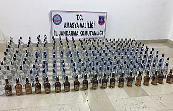 Amasya'da kaçak içki operasyonu
