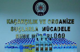 Çorum'da kaçak içki operasyonu