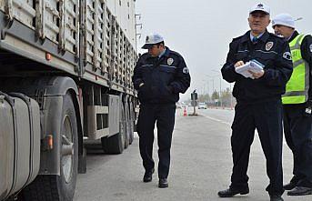 Çorum'da kış lastiği denetimi