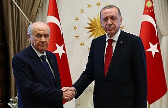 Cumhurbaşkanı Erdoğan ile Bahçeli bir araya geldi