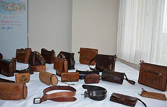 Deriden eşya yapan kadınlar aile bütçesine katkı sağlıyor