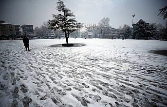 Düzce'de kar yağışı