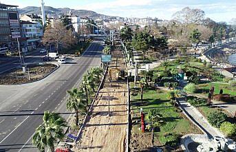 Fatsa'da bisiklet ve koşu yolu projesinde sona yaklaşılıyor