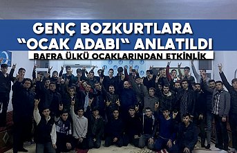 Genç Bozkurtlara "OCAK ADABI" anlatıldı