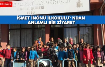 İSMET İNÖNÜ İLKOKULU' NDAN ANLAMLI BİR ZİYARET