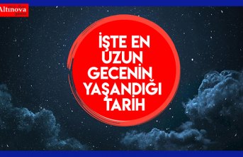  İşte en uzun gecenin yaşandığı tarih