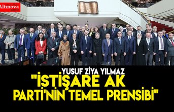 "İstişare AK Parti'nin temel prensibi"
