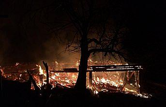 Karabük'te ev yangını