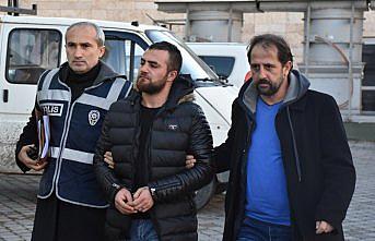 Kayınpederinin aracı ile iş yerini kurşunlayan zanlı tutuklandı