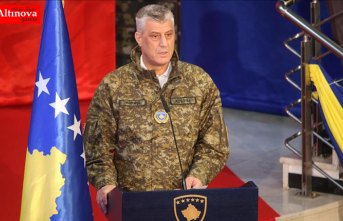 Kosova ordusunun kurulması dolayısıyla devlet töreni düzenlendi